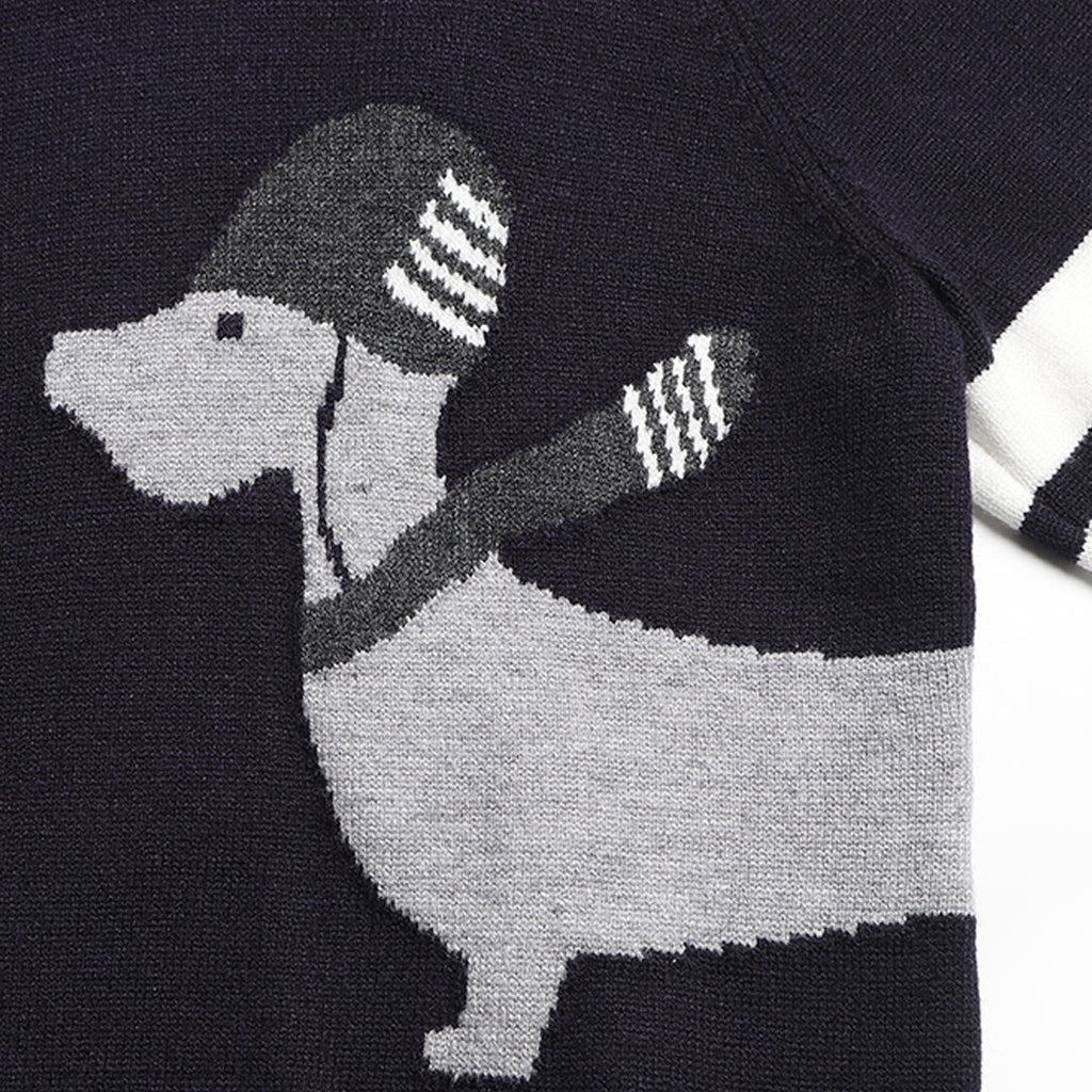 Animal Cardigans Knitwear by Thom Browne, knitwear detail view