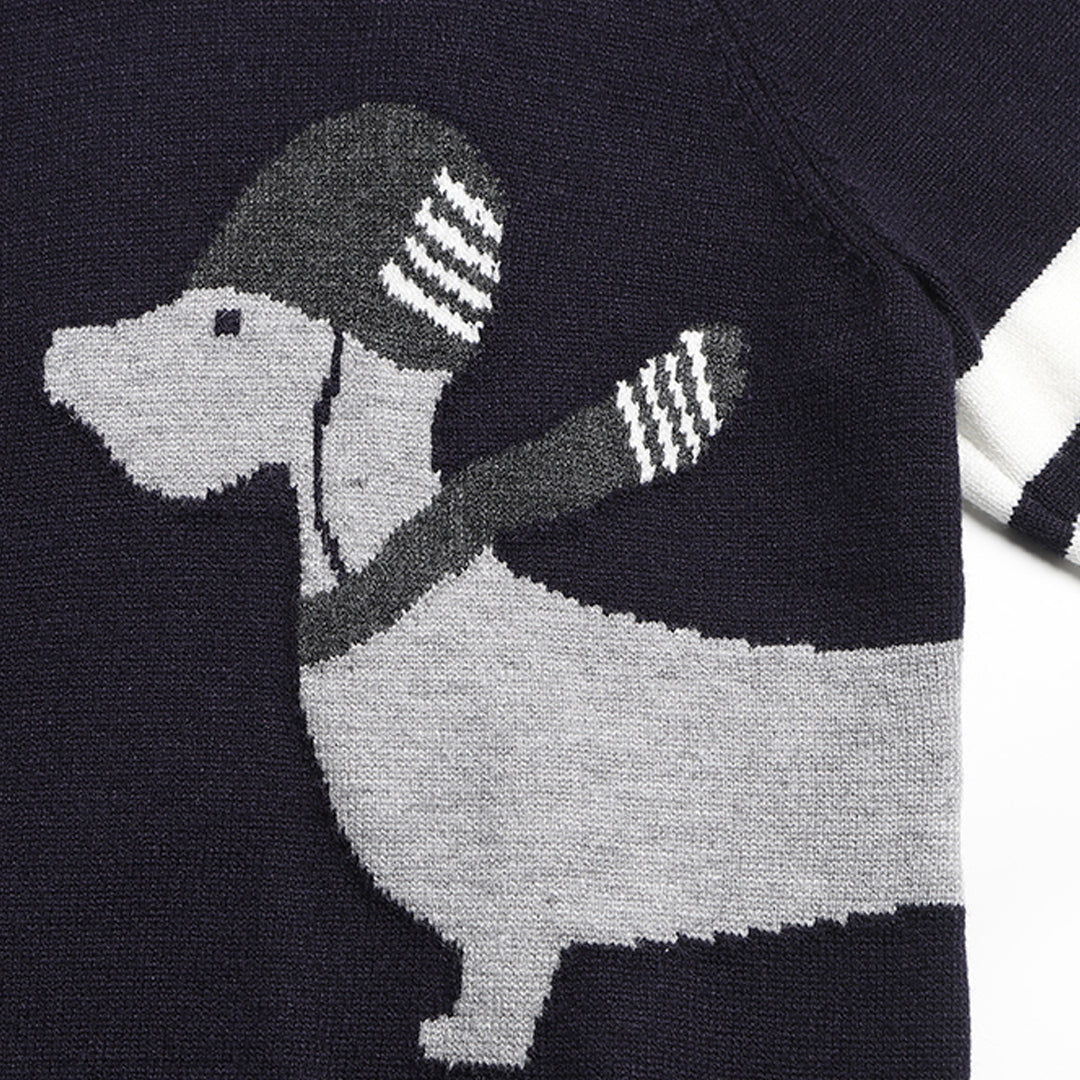 Animal Cardigans Knitwear by Thom Browne, knitwear detail view