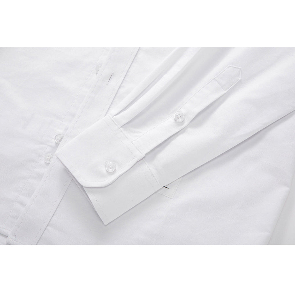 Casual Oxford shirt by Thom Browne, shirt detail view