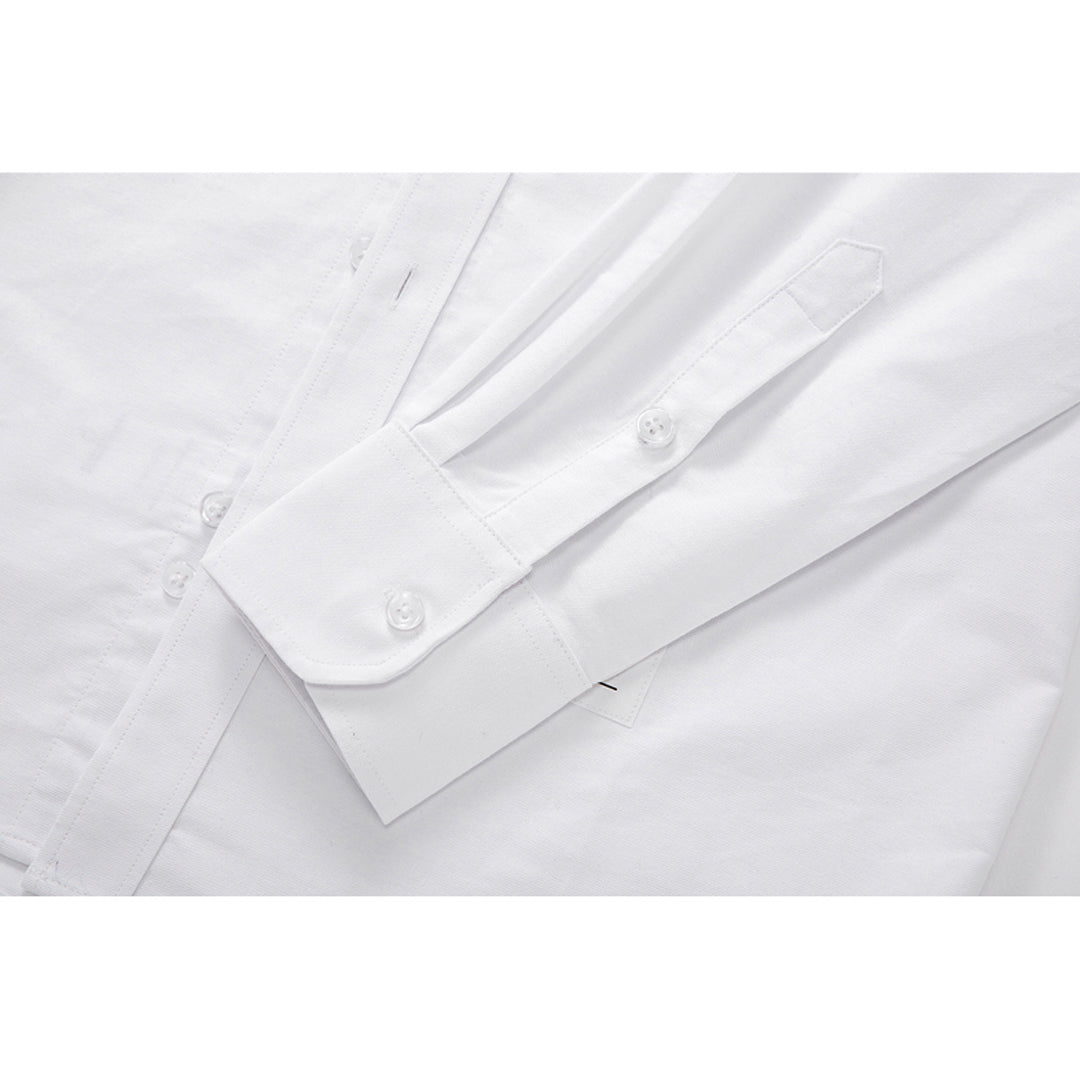 Casual Oxford shirt by Thom Browne, shirt detail view