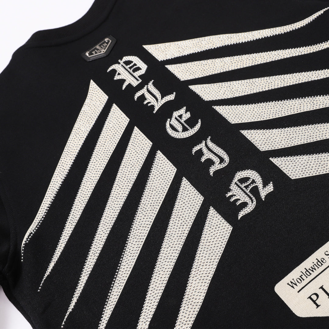 New-2025SS Unisex Black Hoodie SOLODSQ2