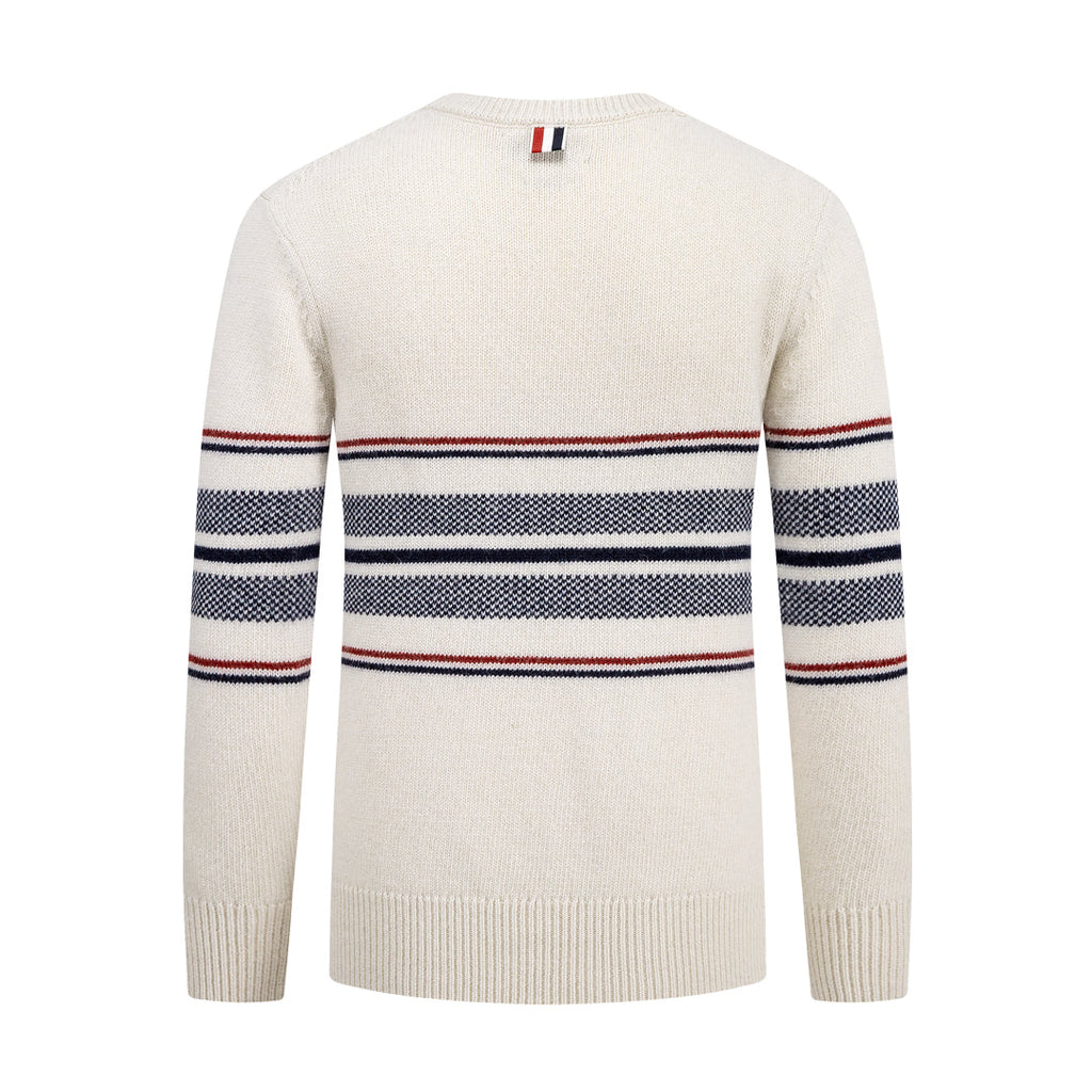 Men's Casual Knitwear by Thom Browne, knitwear detail view