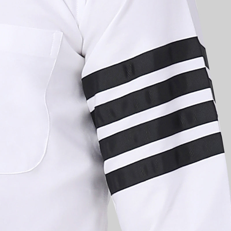 Four-Bar Oxford Casual Shirt by Thom Browne, shirt detail view