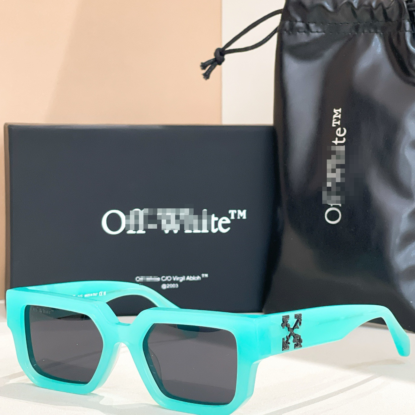 OFF-Whlte Arrow logo sunglasses#146 4-Bar