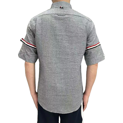 2025SS  Seersucker shirt THOM TREND