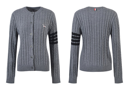 Women's crew neck jacket