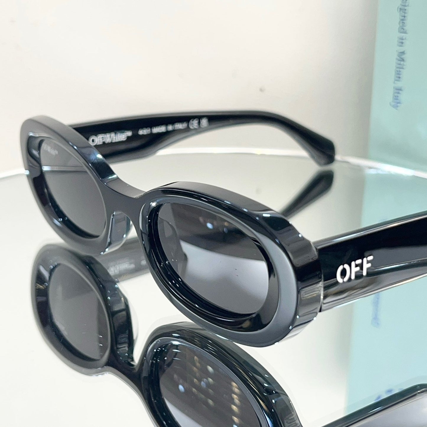 OFF-Whlte Arrow logo sunglasses#087 4-Bar