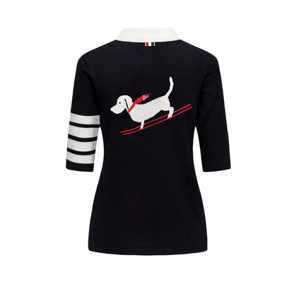 Women's short-sleeved POLOT shirt THOM TREND