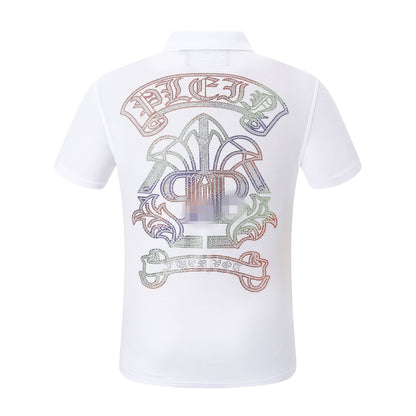 SOLO-2025ss White POLO shirt SOLODSQ2