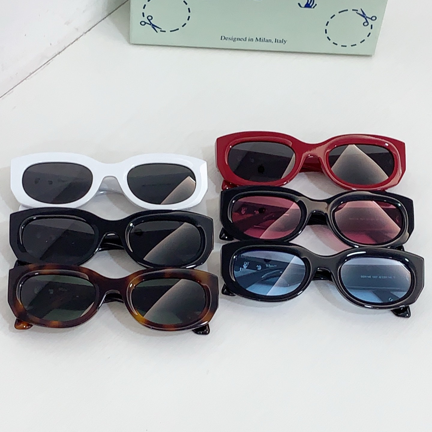 OFF-Whlte Arrow logo sunglasses#14E 4-Bar