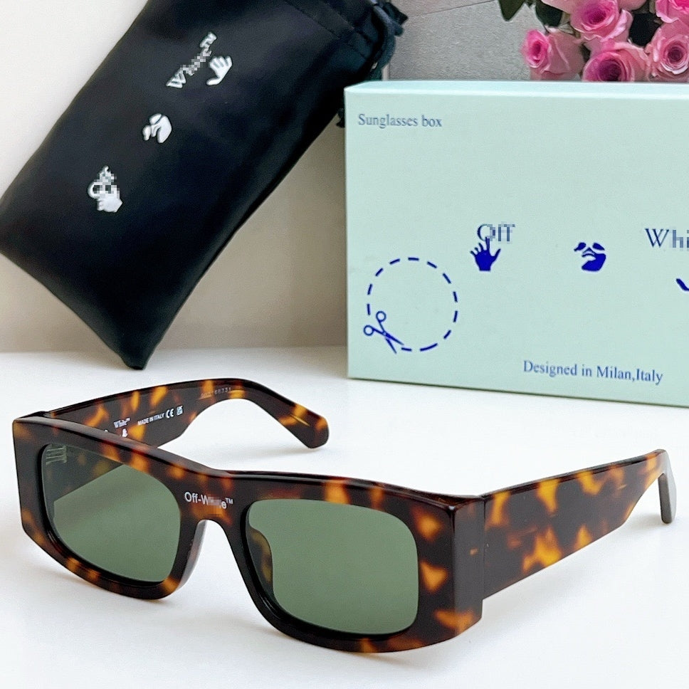 OFF-Whlte Arrow logo sunglasses#056 4-Bar