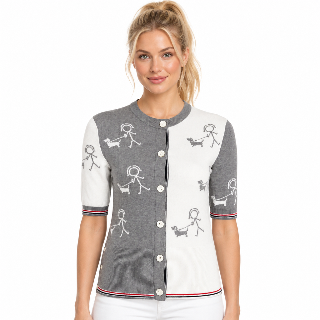 Women puppy POLO shirt - Model Main Image