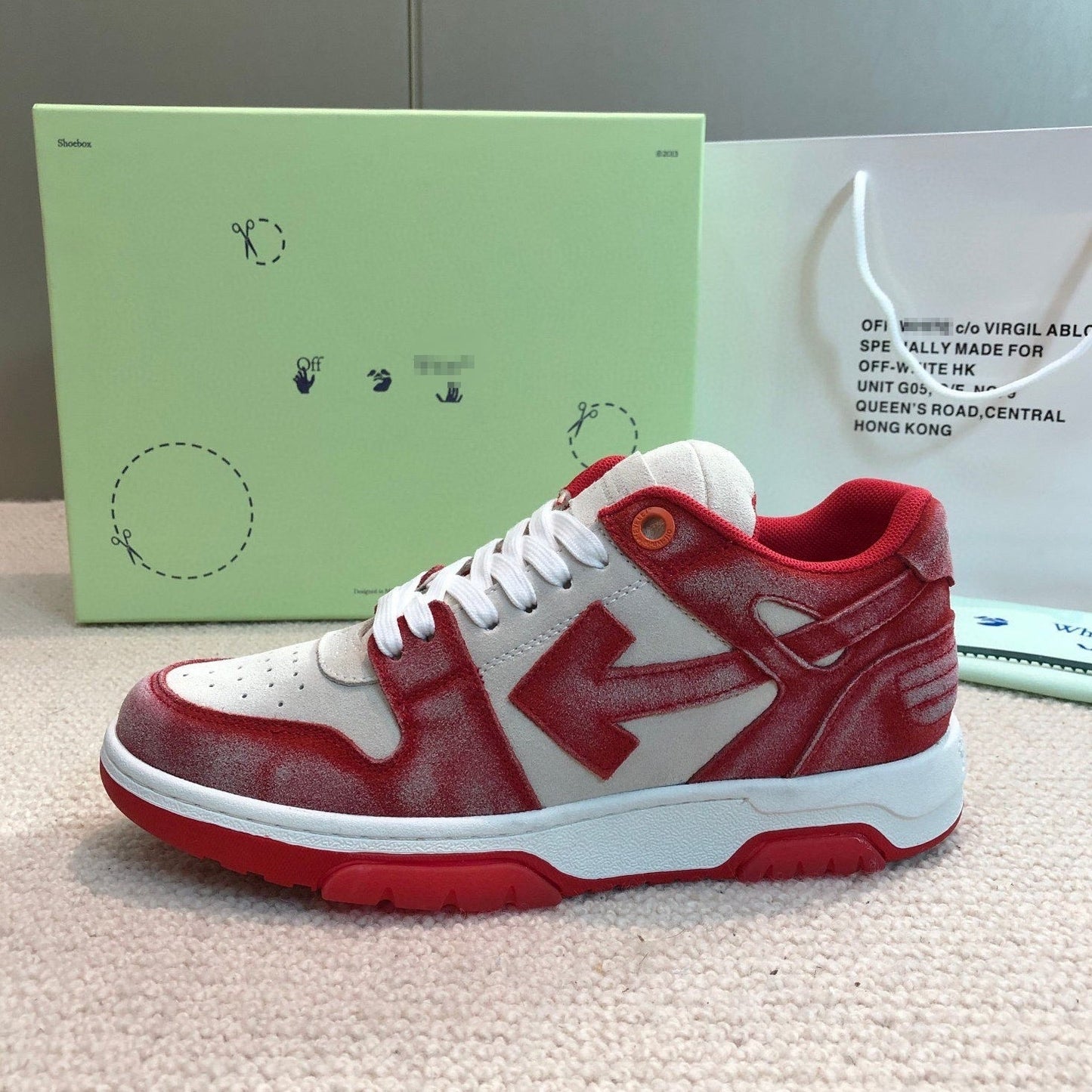 OFF-Whlte Arrow logo Sports shoes#10 4-Bar