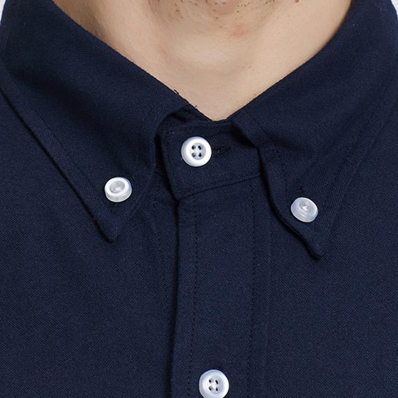 Men's Classic Four-Bar Oxford Shirt - 100% Cotton Premium by Thom Browne, shirt detail view