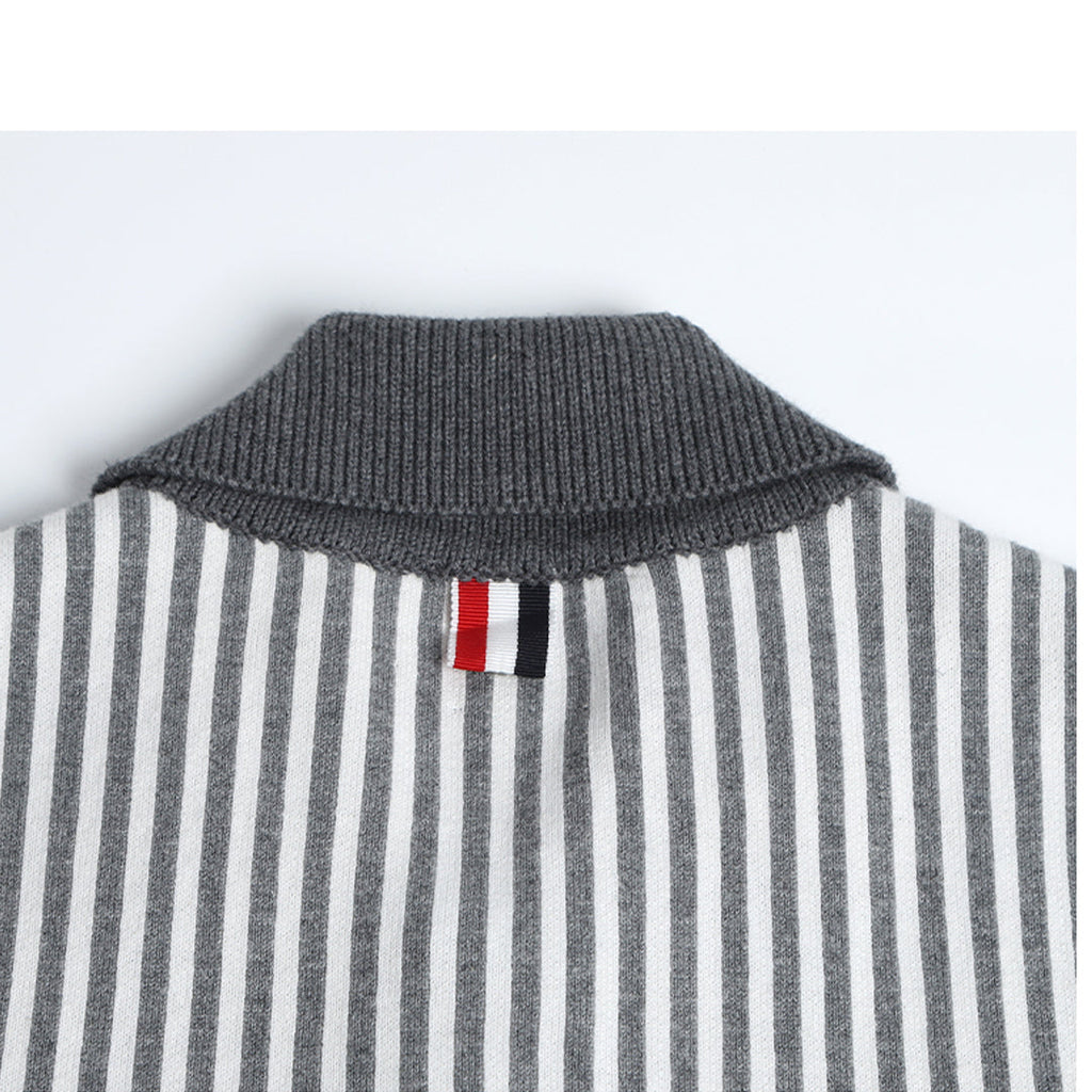Plaids Knits Coats by Thom Browne, knitwear detail view