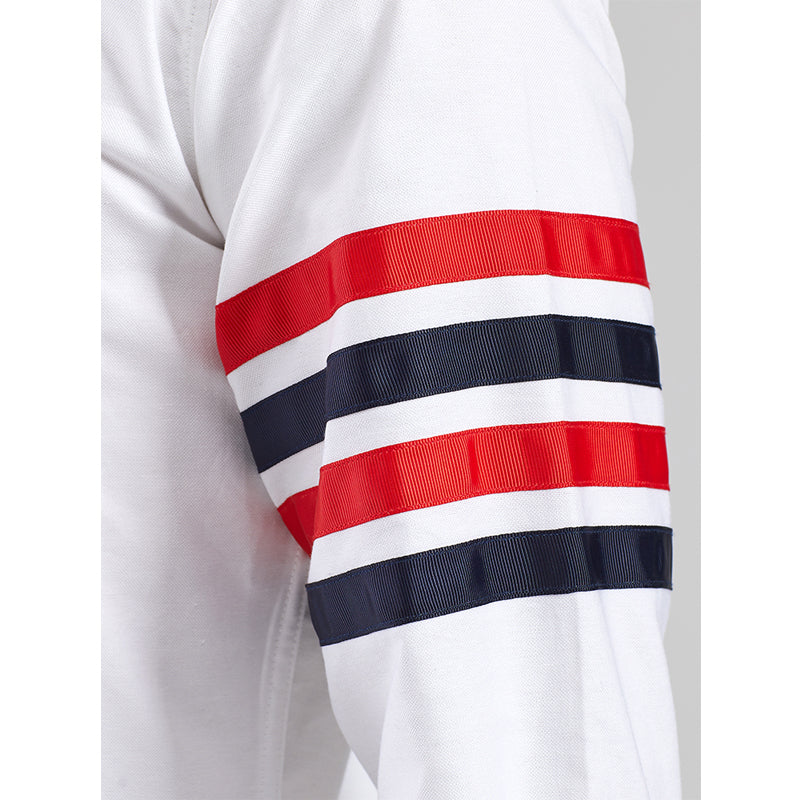 Casual Rainbow Shirt by Thom Browne, shirt detail view