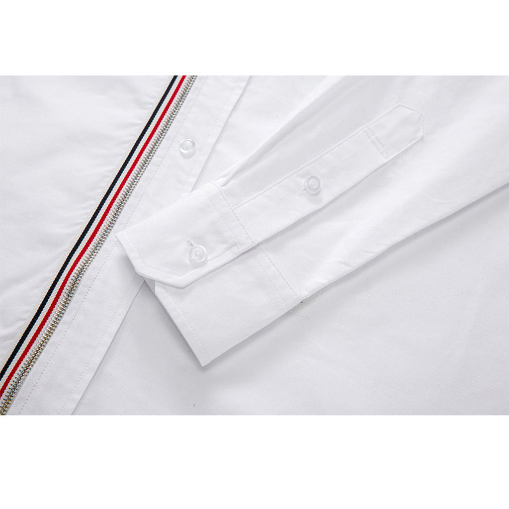 Men's Solid shirt by Thom Browne, shirt detail view