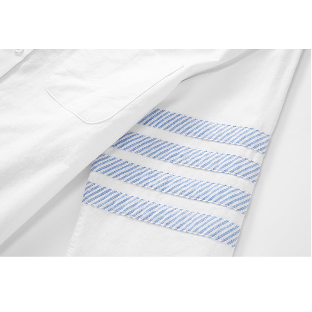 Men's 4-Bar shirts by Thom Browne, shirt detail view