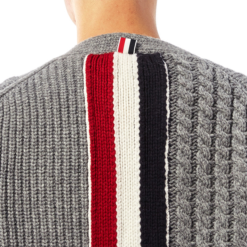 Men's Hoodies by Thom Browne, knitwear detail view