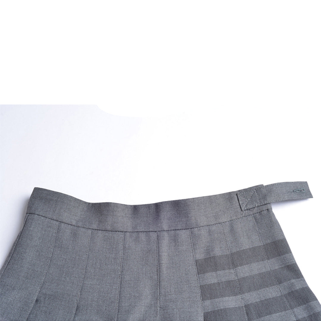 Women's 4-Bar Pleated Mini Skirt | Thom Browne