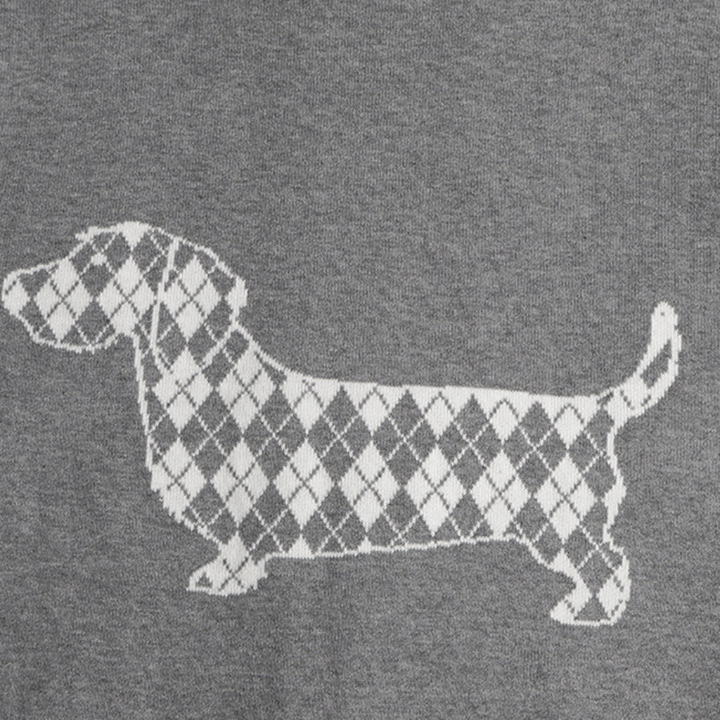 puppy Couples Hoodie by Thom Browne, garment detail view