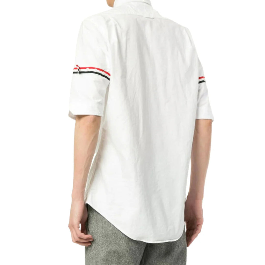 Men's Short shirt by Thom Browne, shirt detail view