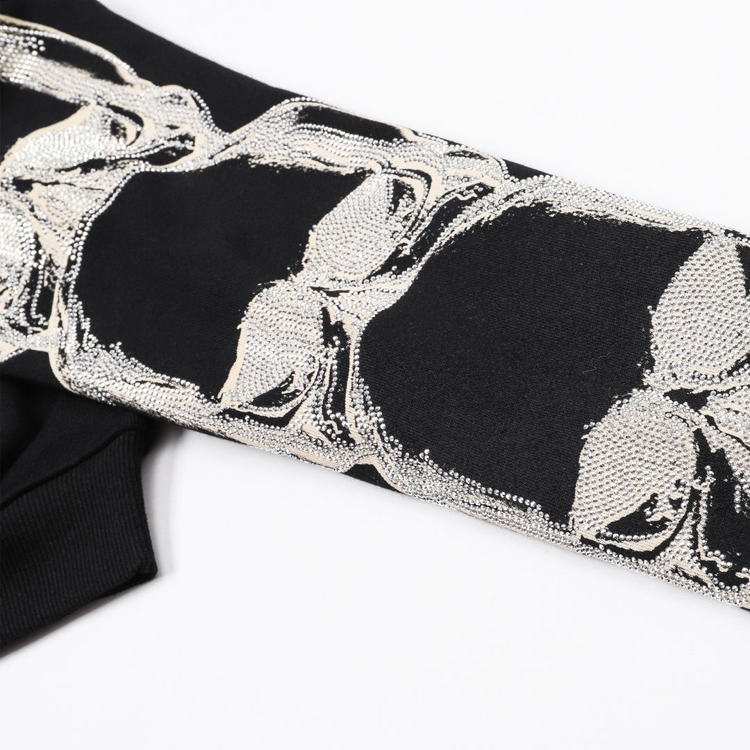 New-2025SS Sports Black Hoodie SOLODSQ2