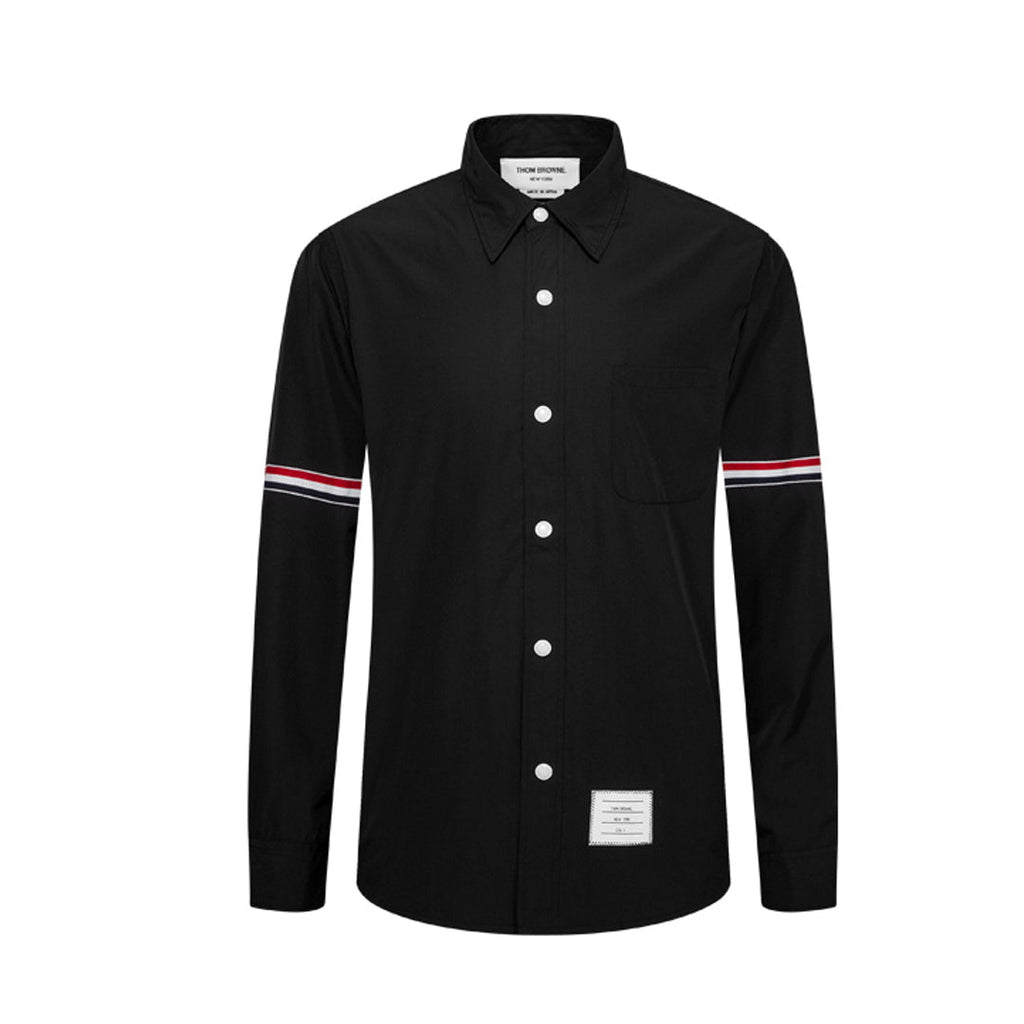 Men's Loose shirt Coat by Thom Browne, shirt detail view