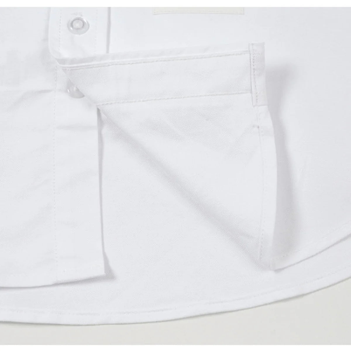 Men's Embroidered Shirt by Thom Browne, shirt detail view
