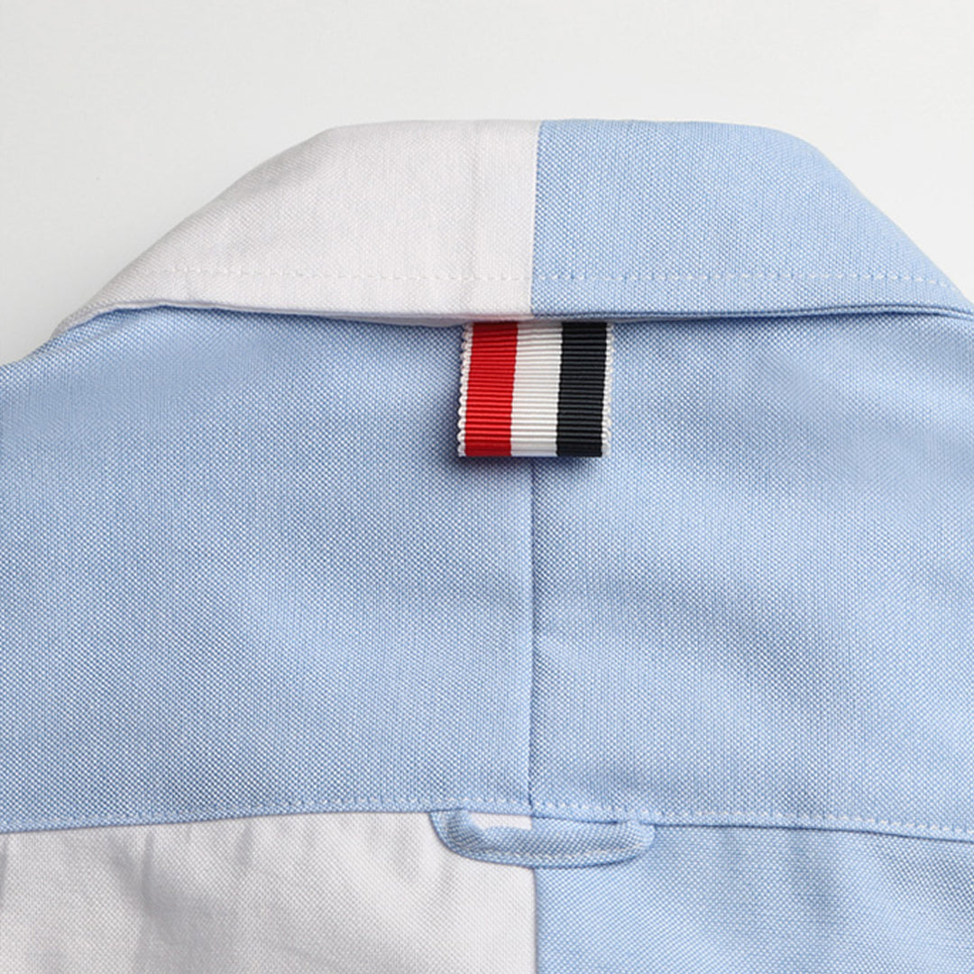 Men's Personalized Shirt by Thom Browne, shirt detail view