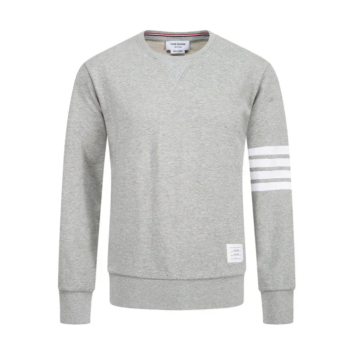 Men's Classic Four-Bar Sweatshirt by Thom Browne, garment detail view