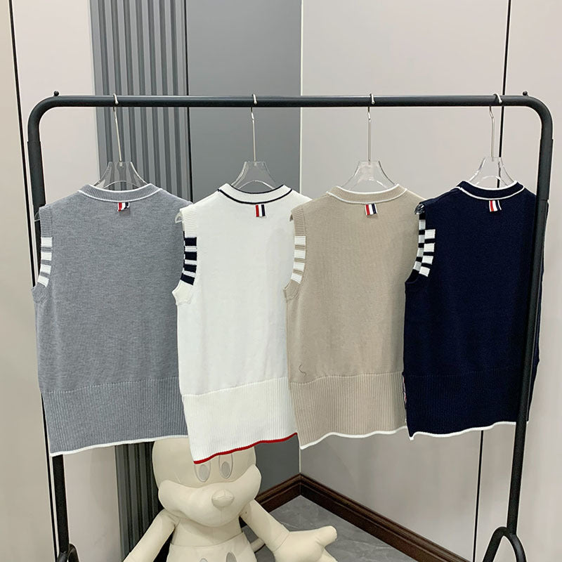 2025SS Sailboat wool vest THOM TREND