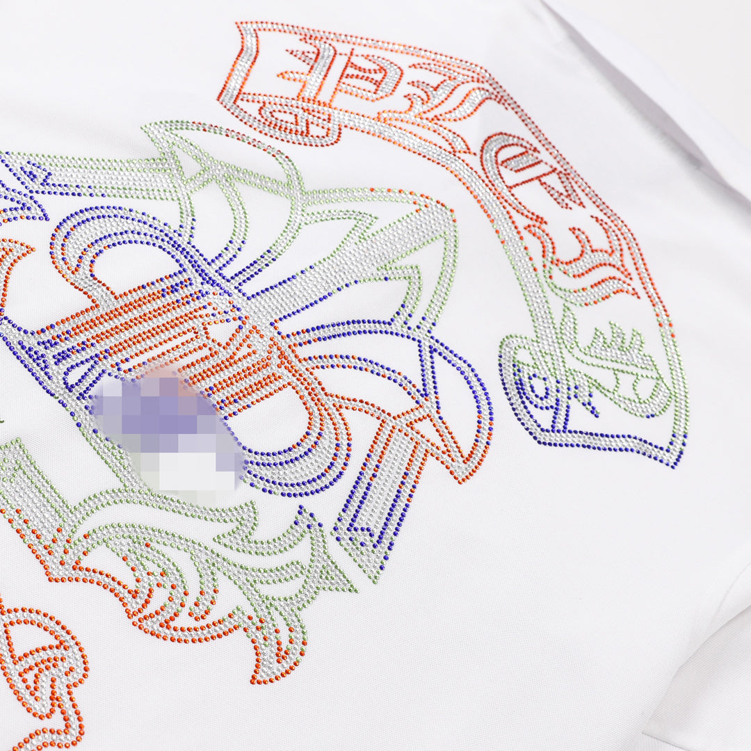 SOLO-2025ss White POLO shirt SOLODSQ2