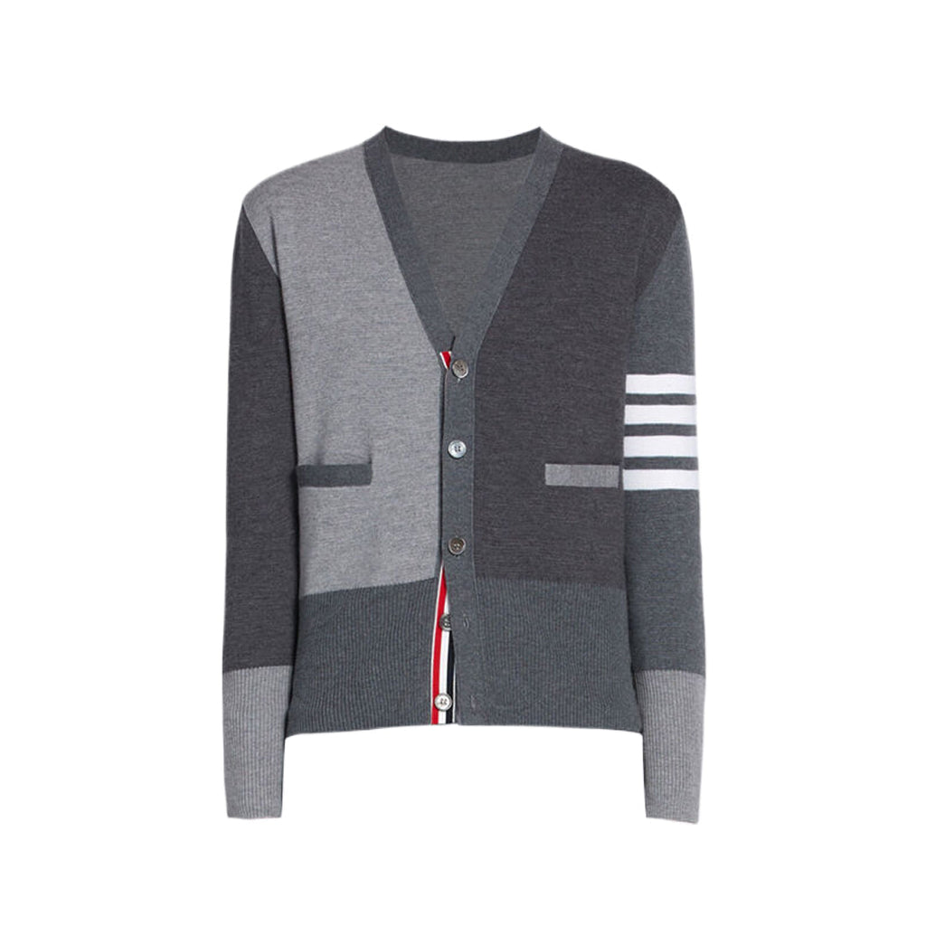 Men's Plaid Knitwear by Thom Browne, knitwear detail view