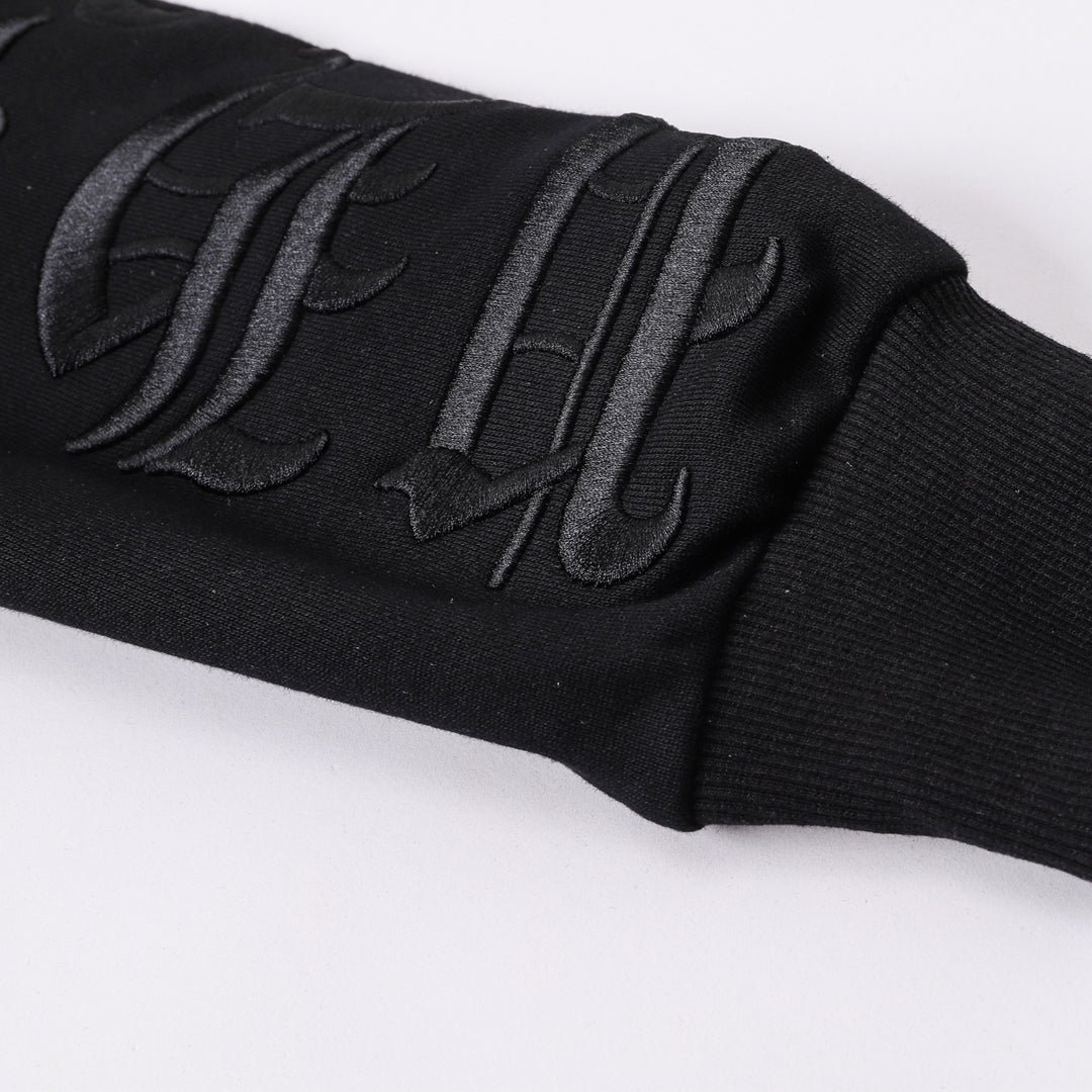 New-2025SS Unisex Black Hoodie SOLODSQ2