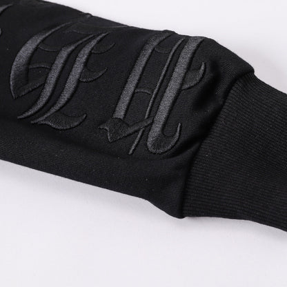 New-2025SS Unisex Black Hoodie SOLODSQ2