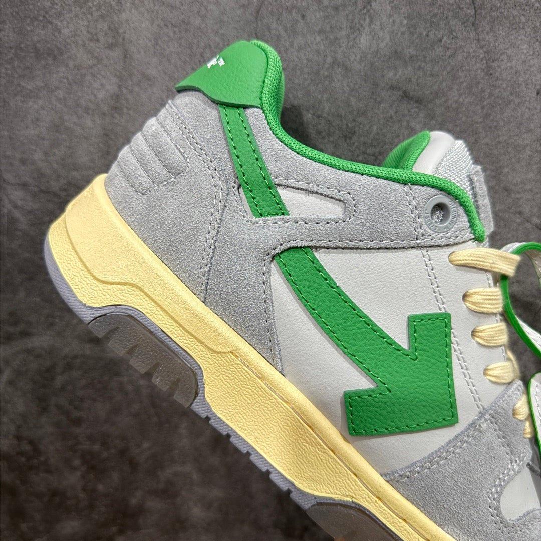 OFF-Whlte Arrow logo leather Sports shoes#17 4-Bar