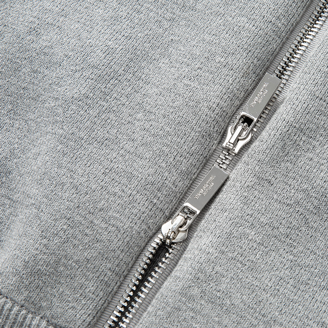 Men's Wool Cardigan by Thom Browne, knitwear detail view