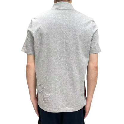 2025SS  Men's floral embroidered T-shirt THOM TREND