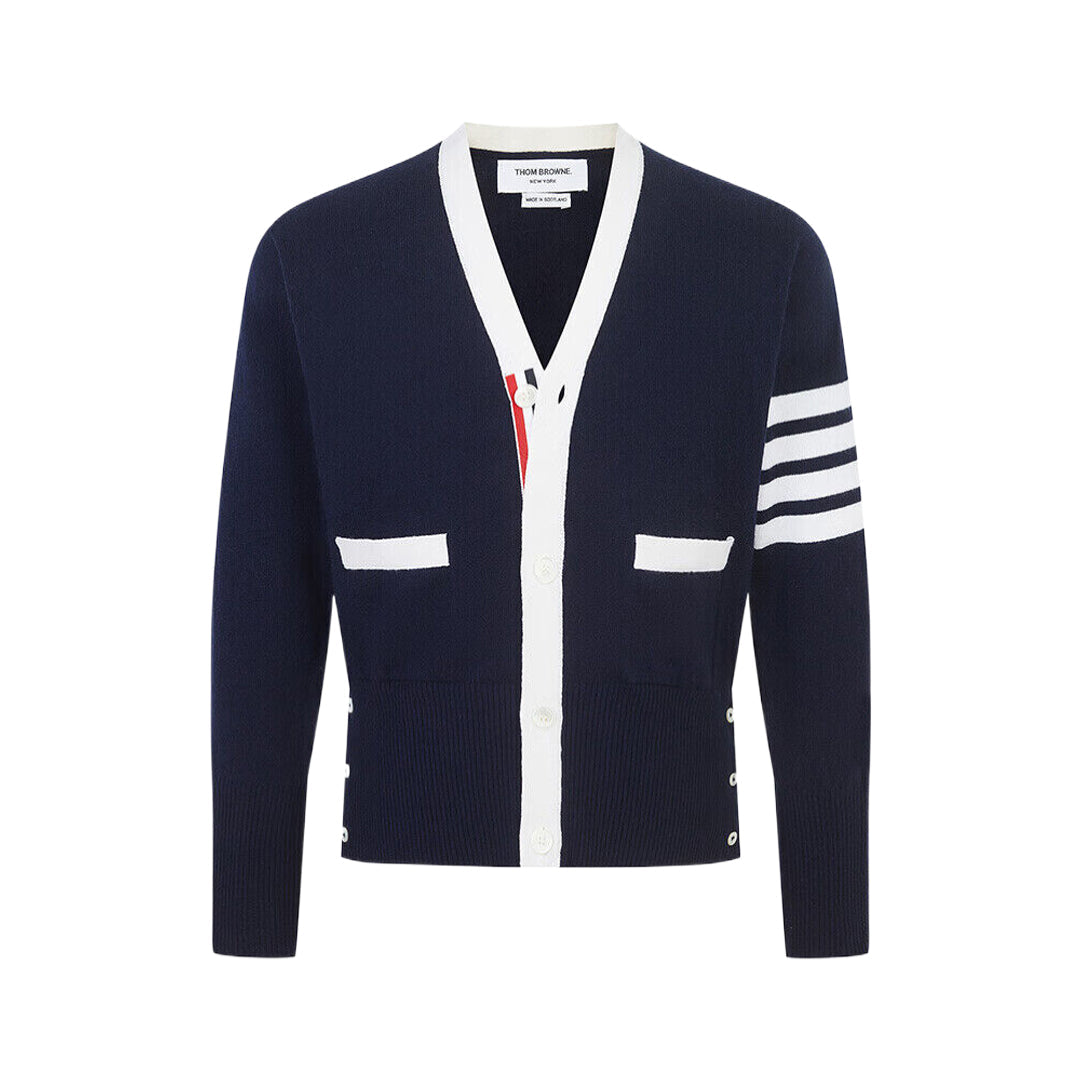 Men's Wool Knitwear by Thom Browne, knitwear detail view