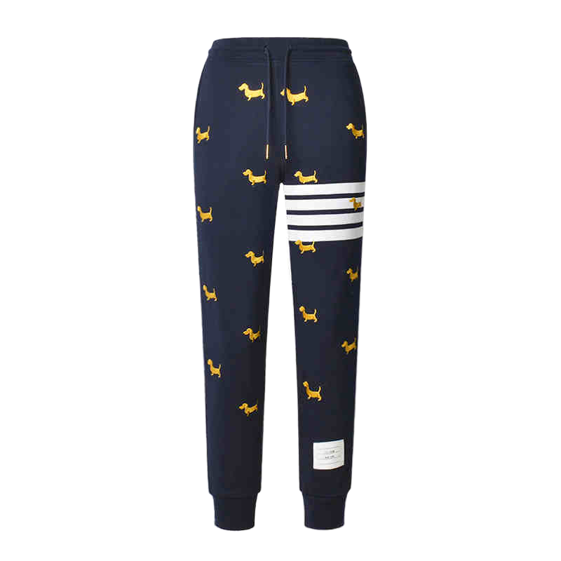 Thom Browne Style Embroidered sweatpants - Image 2