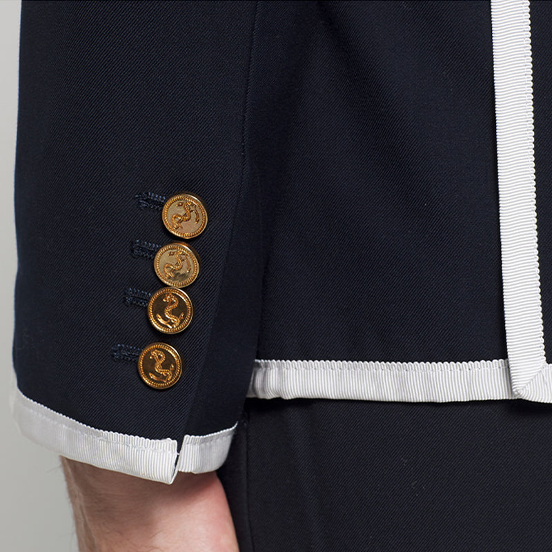 Slim - Fit Oxford Shirt - 100% Cotton - Quality Craftsmanship by Thom Browne, outerwear detail view