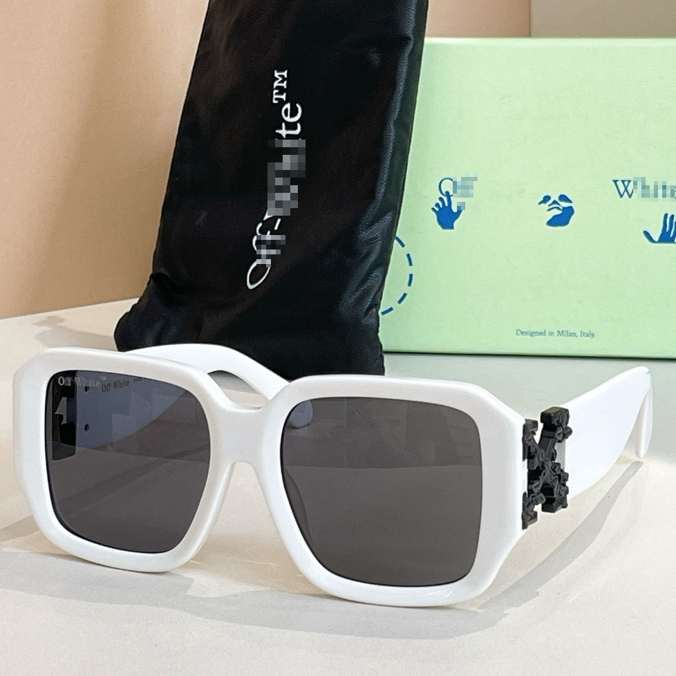 OFF-Whlte Arrow logo sunglasses#001 4-Bar