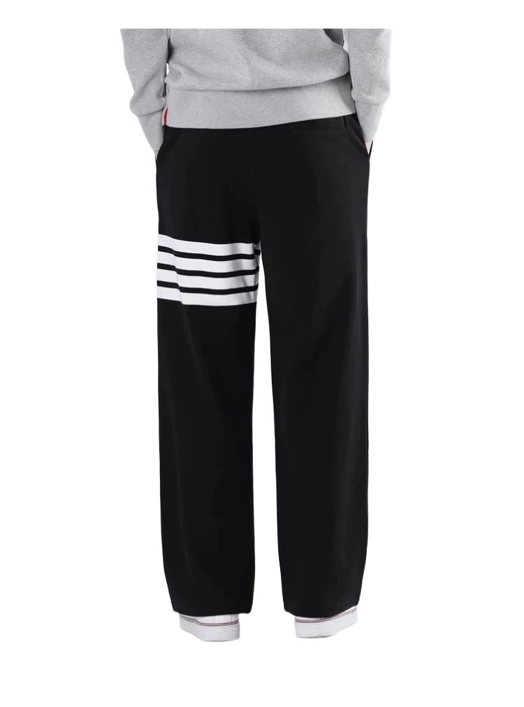Thom Browne Style Men's Straight - Leg Cropped Trousers - 100% Cotton with Adjustable Backstrap with... - Image 8