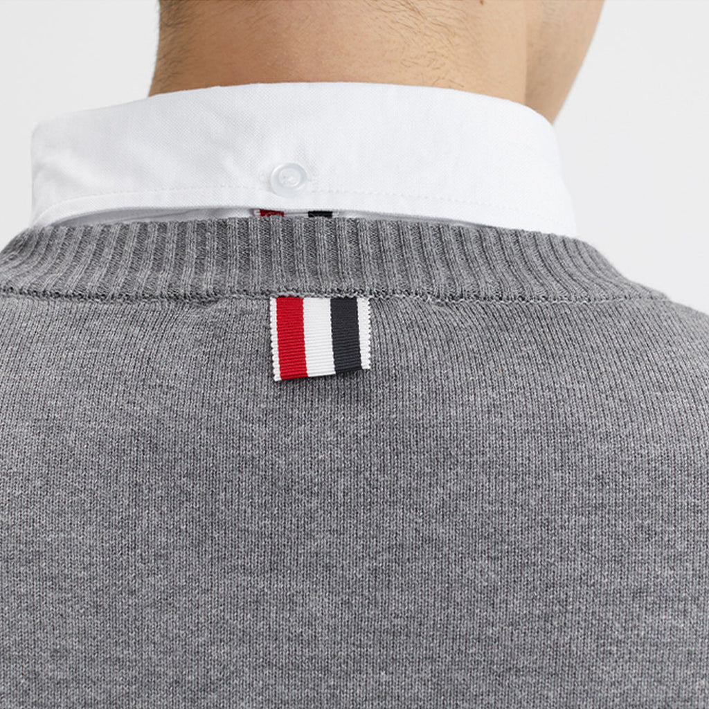 Anchor sweater by Thom Browne, knitwear detail view