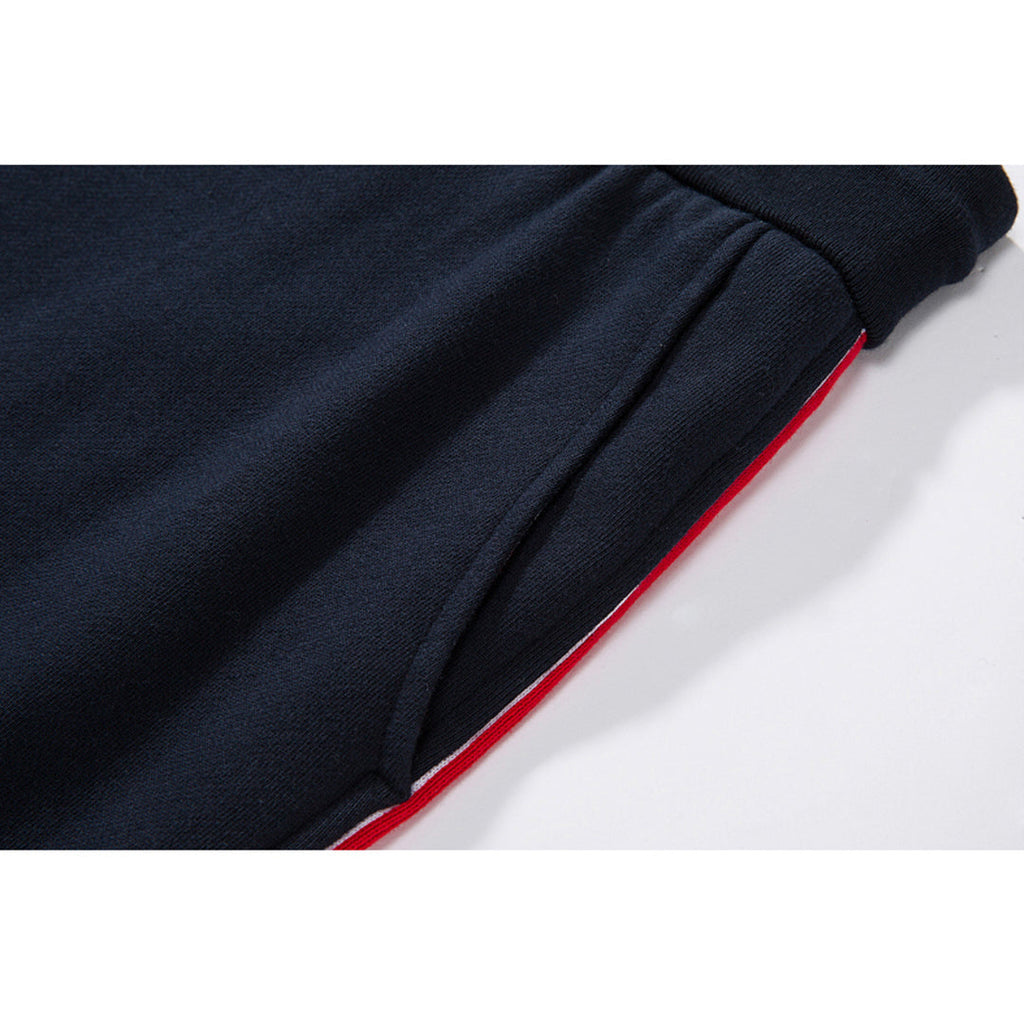 Thom Browne Style Unisex Casual Sweatpants with Signature Four-Bar Detail - Image 7