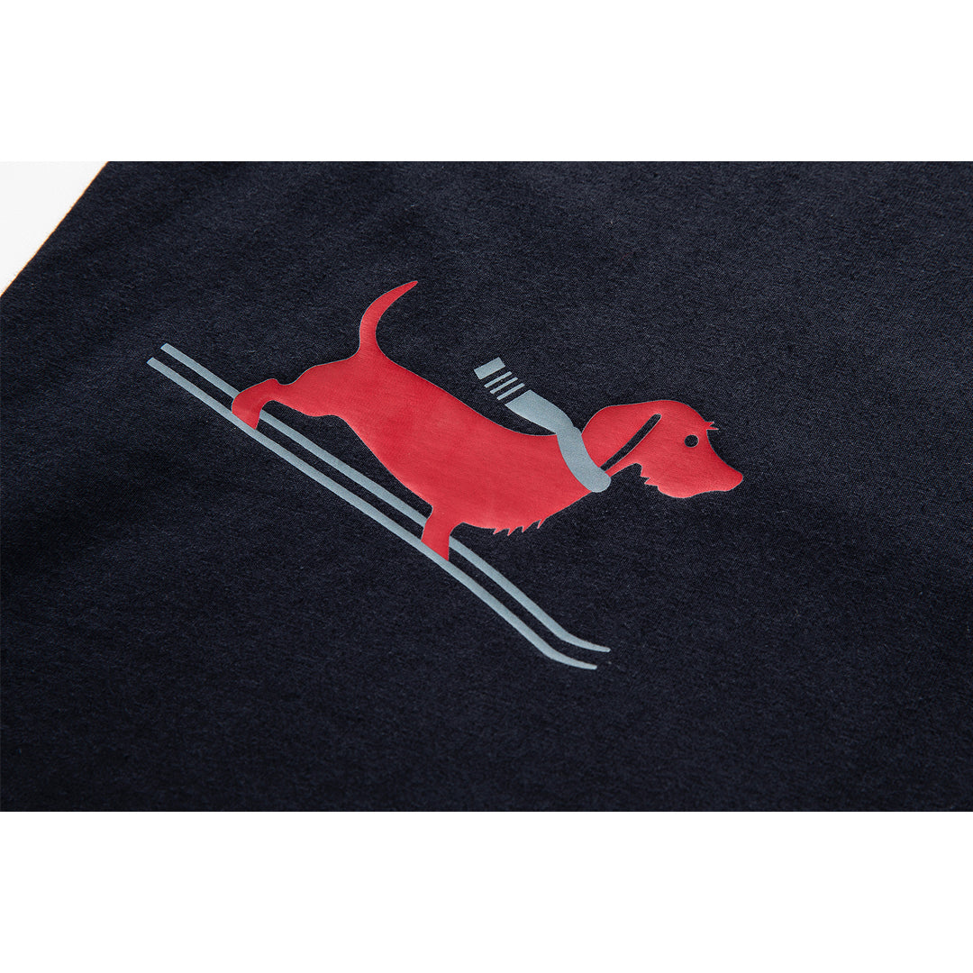 Men's Classic Four-Bar Lobster T-Shirt - 100% Cotton Made in Japan by Thom Browne, product detail view