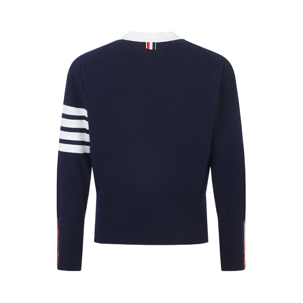 Men's Wool Knitwear by Thom Browne, knitwear detail view