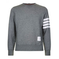 Men's Classic Four-Bar Sweatshirt by Thom Browne, garment detail view