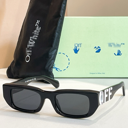 OFF-Whlte Arrow logo sunglasses#124 4-Bar